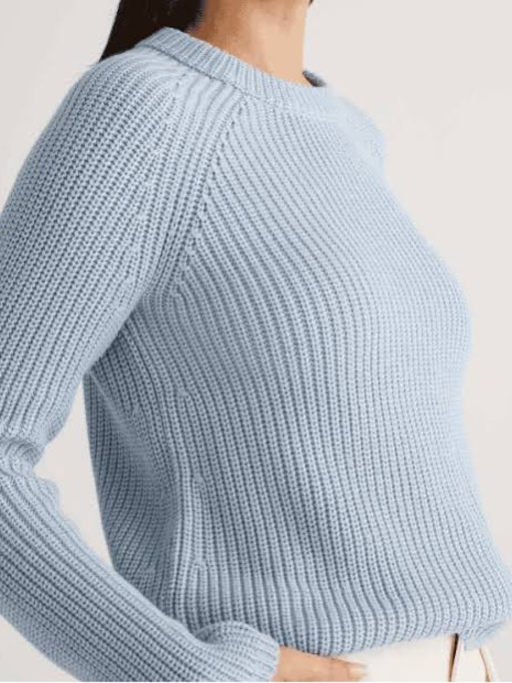 ♠️5/$25♠️Topshop Light Blue Knit Crewneck Sweater